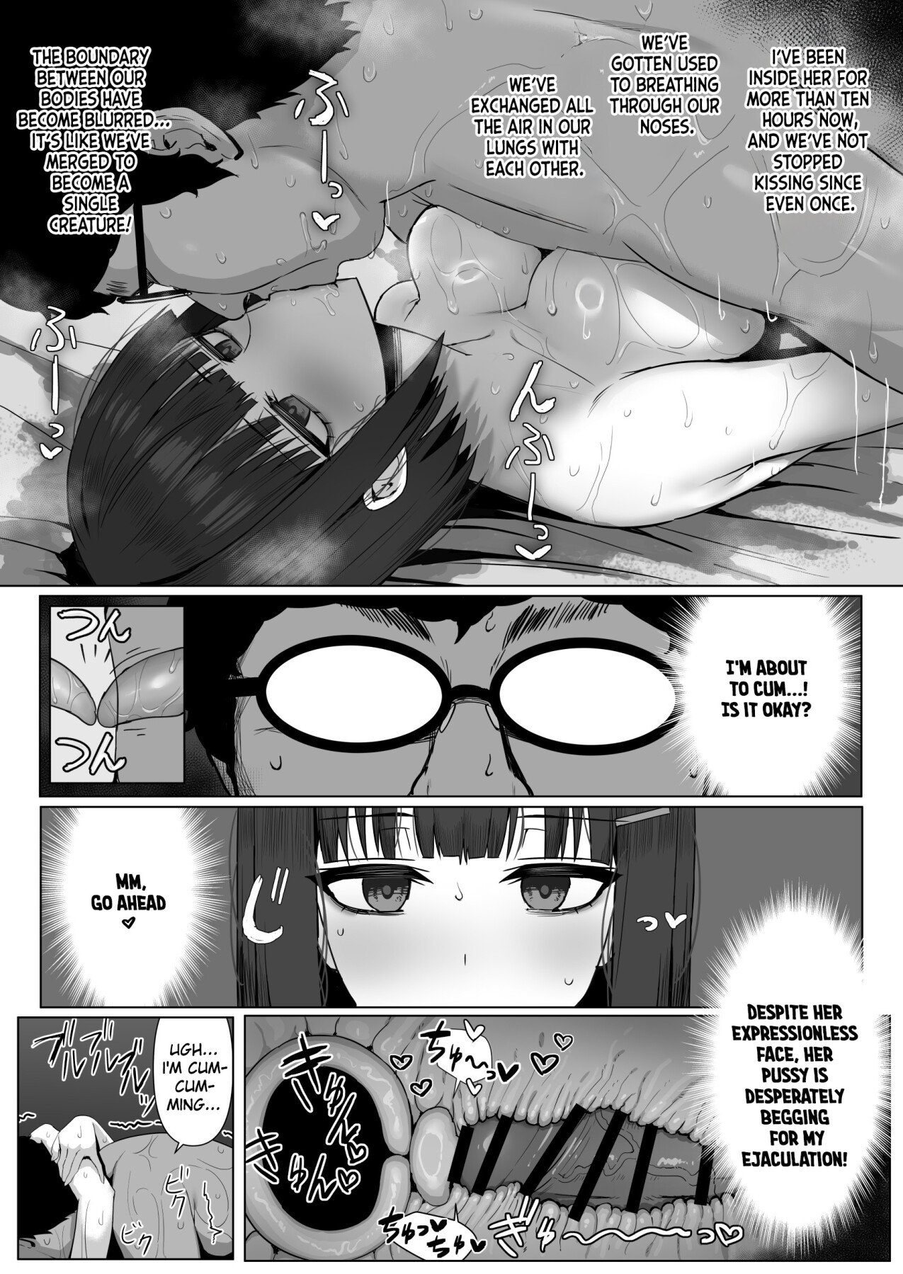 Hentai Manga Comic-My Expressionless Childhood Friend Was Snatched Away by a Creepy Otaku and Was Having Lovey-Dovey Tongue-Kissing Sex-Read-44